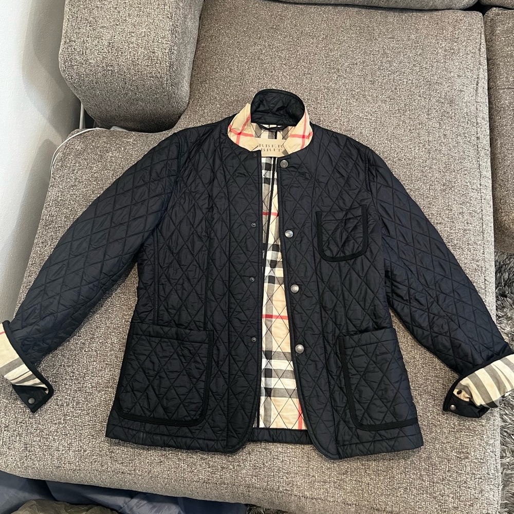 Men’s Burberry Brit Jacket Quilted Medium